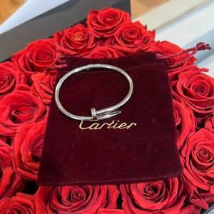 ✨Designer Inspired silver Nail bangle ✨